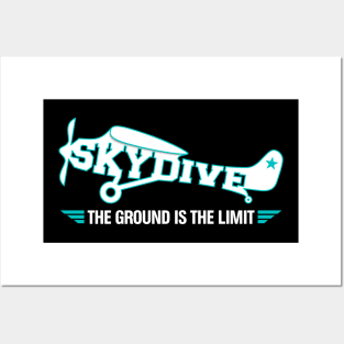 Mod.2 Skydive The Ground is the Limit Posters and Art